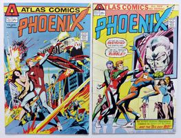 PHOENIX #1-2 🔑 KEY ISSUE1ST APP. & ORIGIN ATLAS 1975