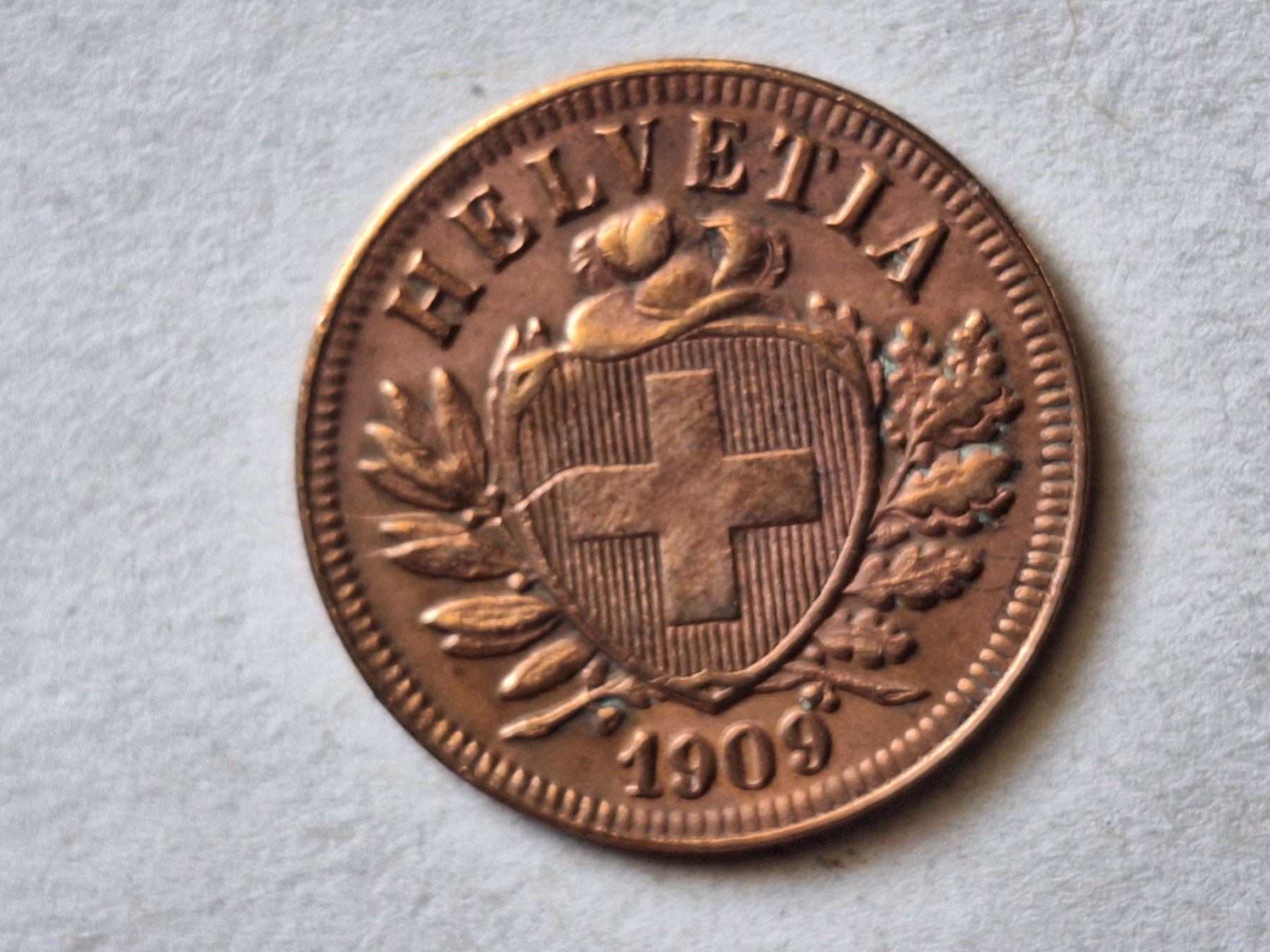 Tutti le monete: 2cts 1909 / SS – Usato da Couvet venduto da zeze03