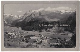 Engelberg, carte promo Chocolat Suchard
