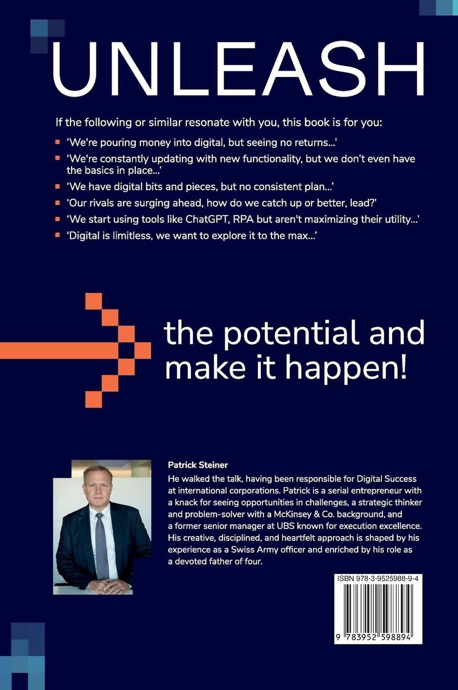 Libri: UNLEASH the potential and make it happen - Patrick Steiner – Nuovo (secondo la descrizione) da Zürich venduto da 51562 1