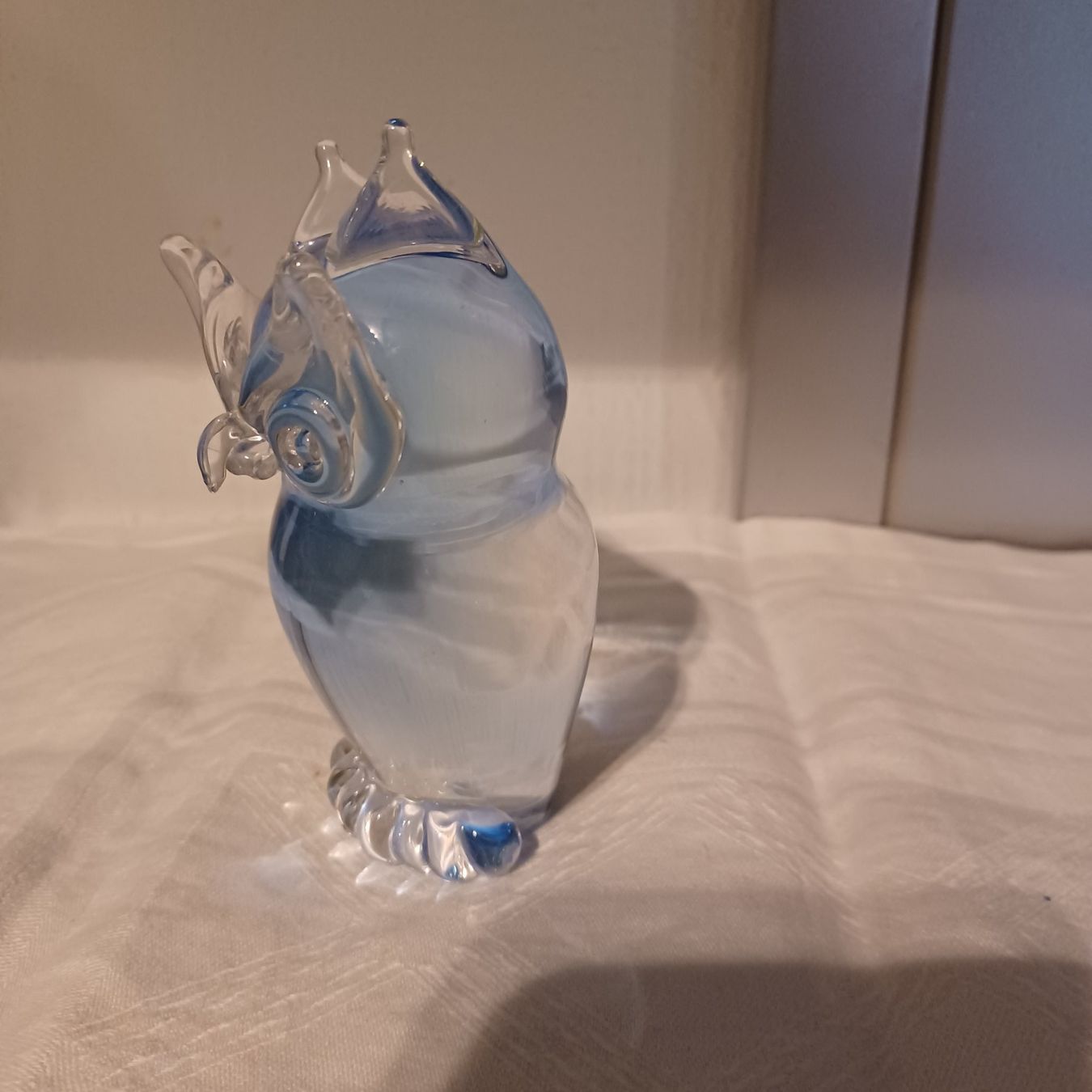 Figuren: schwere Eule aus Glas 10 cm gross – Gebraucht aus Abtwil SG von luupsy 1