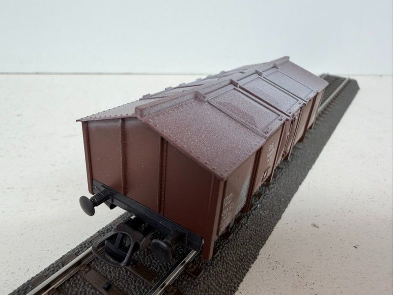 Roco Modelleisenbahnen: Spur H0 Roco 46116 DB Klappdeckelgüterwagen – Gebraucht aus Büsserach von ModellbahnDepot 5
