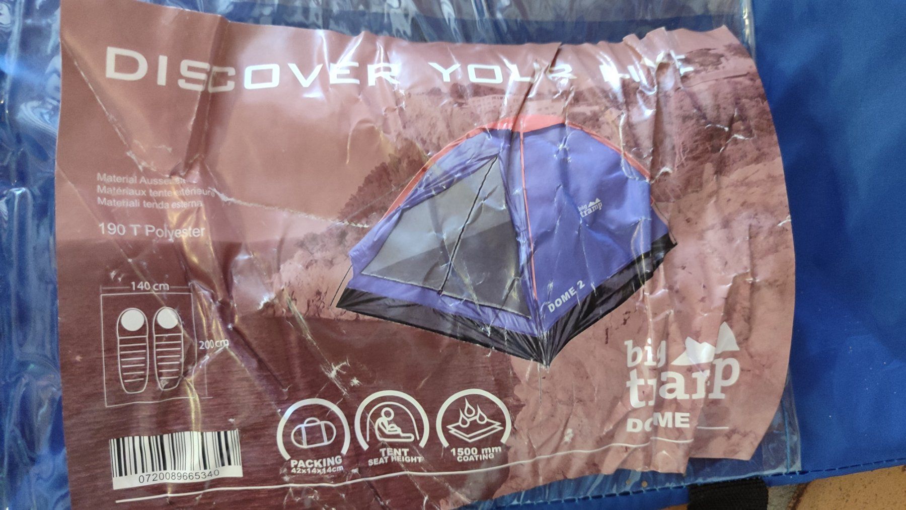 Trevolution Tende : 2er-Zelt Big Tramp blau GRATIS – Usato da Brüttisellen venduto da nic_xm7s 7