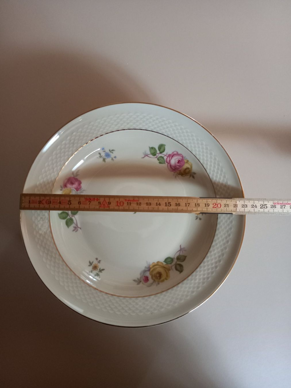 Thomas Assiettes: Thomas Ivory  8 Suppenteller mit Rosenmuster – D'occasion à Roggwil BE par Ruefi222 2