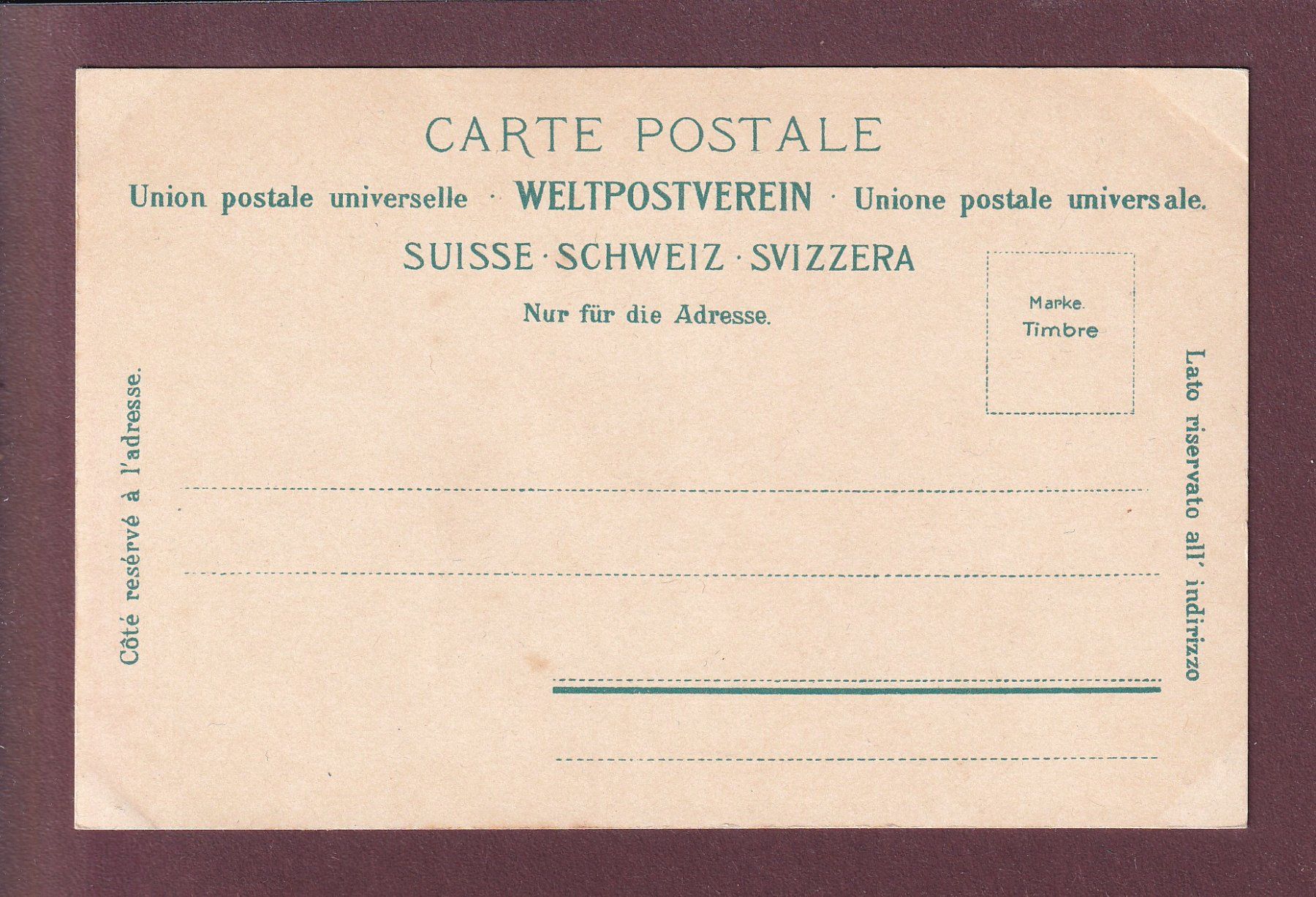 Cartoline postali: Seelisberg - SCHILLERSTEIN – Usato da Pully venduto da nicecards 1