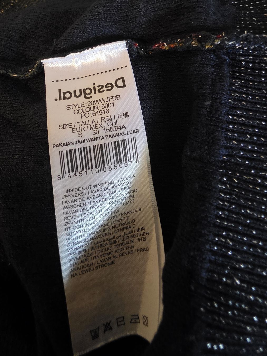 Desigual Maglioni & Felpe: Desigual Pullover Muster dunkelblau Grösse S – Usato da Wigoltingen venduto da Zuckerfee84 3