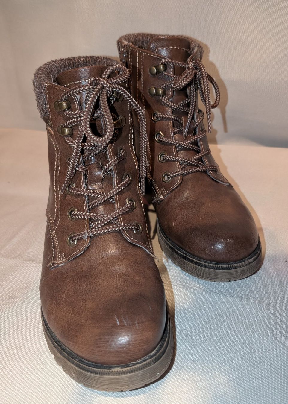 Herrenschuhe: braune Schnürboots Stiefel Gr. 38 – Gebraucht aus Sarmenstorf von taosun2 1