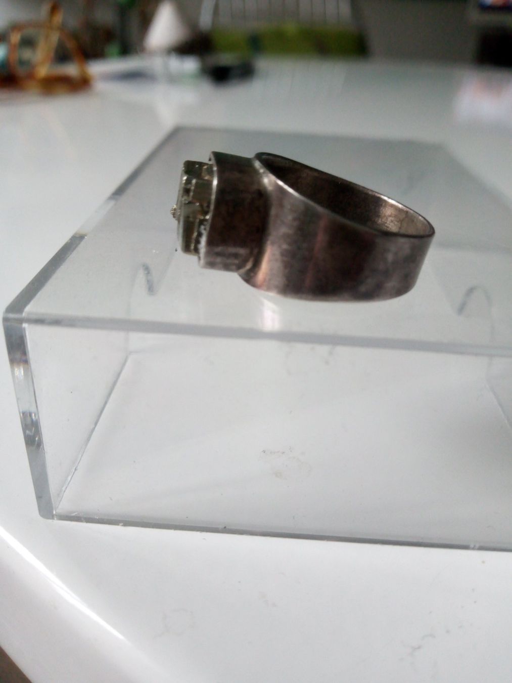 Anelli: Schicker Silberring mit Pyrit Stein – Nuovo (secondo la descrizione) da Basel venduto da STrudi_9qvp 1