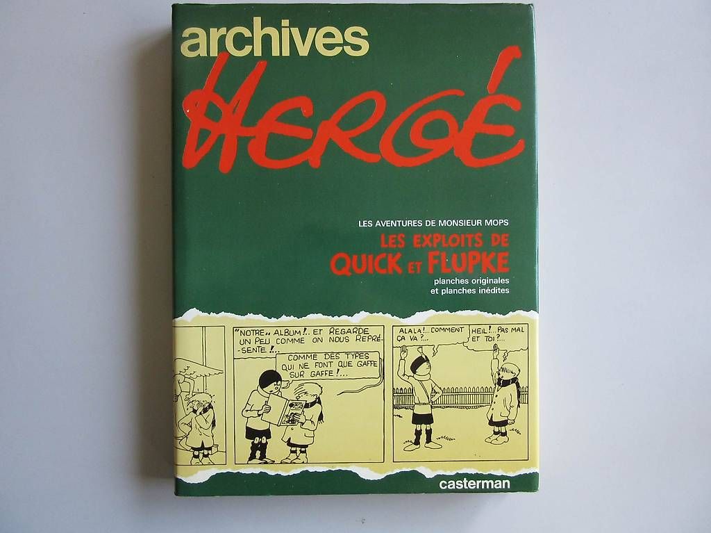Comics: Archives Hergé Quick et Flupke – Gebraucht aus Chernex von Nouveaunom