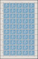 1960, Nr.355 kompletter Bogen einwandfrei postfrisch **.