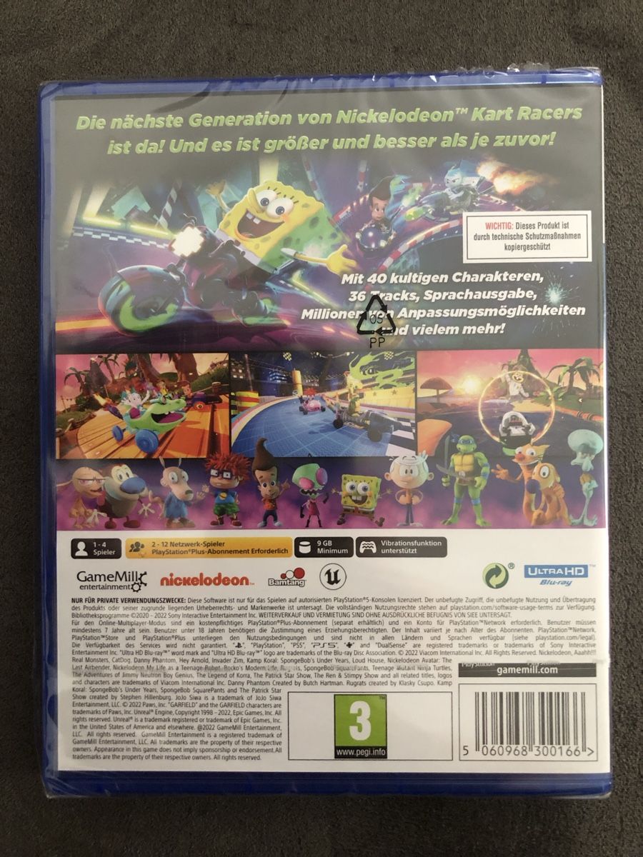 Giochi: Spongebob , Nickelodeon Kart Racers 3, PS5 – Nuovo e nell'imballaggio originale da Bibern SH venduto da Anuja_20 1