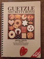 Betty Bossi Backbuch Guetzle 1978 mit Herz-Lesezeichen