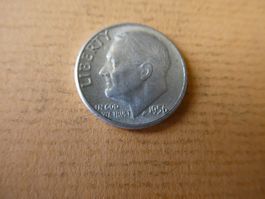 USA 1956, Dime (10 Cents), Silber .900