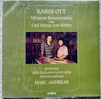 SEALED LP Karin Ott - Weber Virtuose Konzertarien ED 1 Rare
