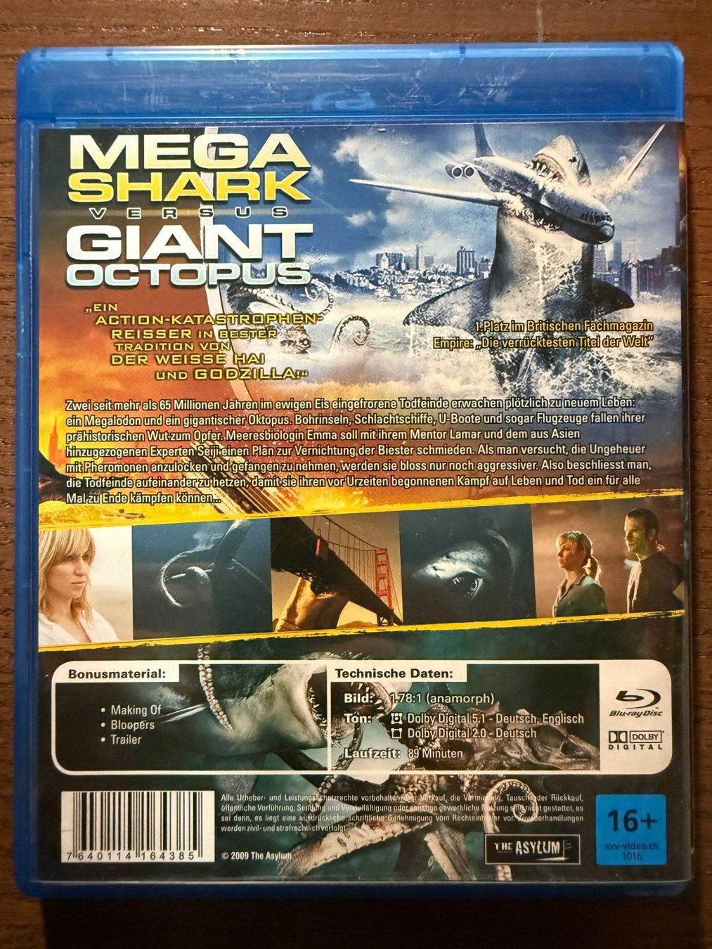 Tutti i DVDs: Mega Shark vs. Giant Octopus – Usato da Zürich venduto da Blu-ray_ZH 1