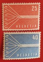 EUROPA CEPT SATZ 332 333 1957** POSTFRISCH