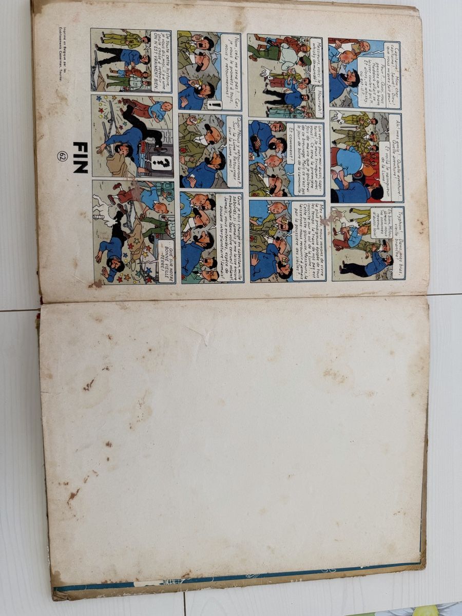 Fumetti: TINTIN : On a marché sur la lune  – Usato da Savigny venduto da Matgab94 6