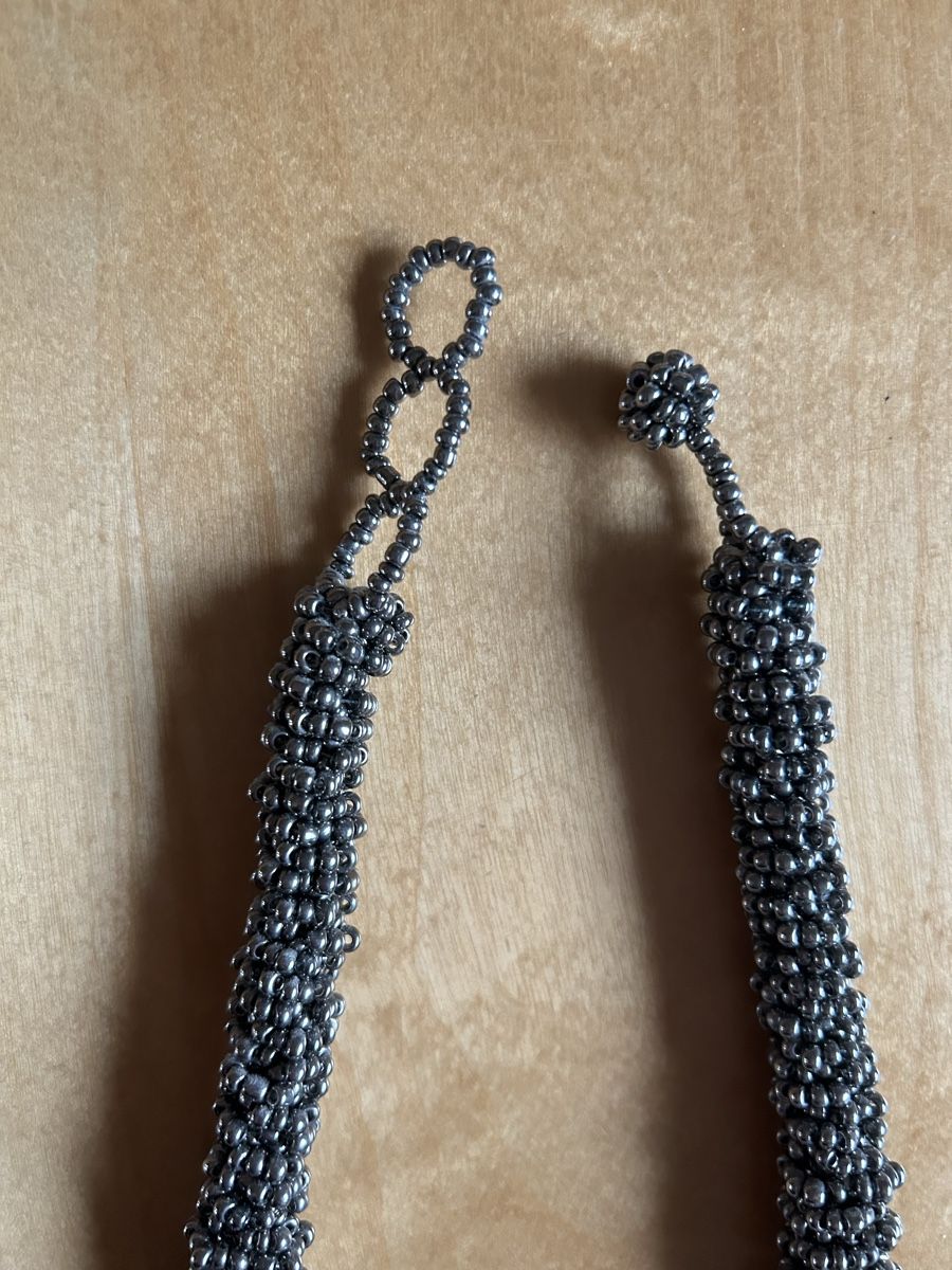 Ketten: Halskette - Afrika - Perlen - Necklace - Beads - anthrazit – Gebraucht aus Riniken von KreativImKopf 3