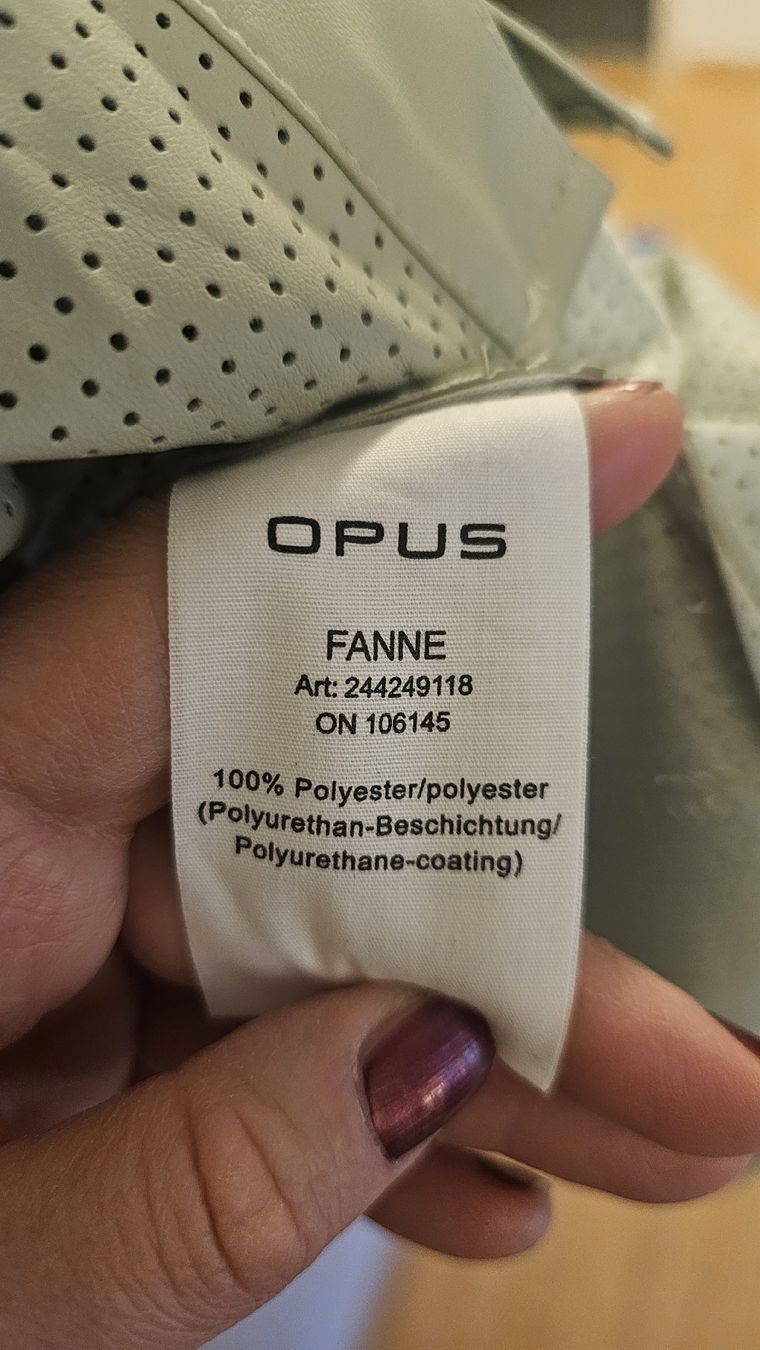 Camicette: OPUS Hemd Bluse Gr. 42,Lederimitat – Usato da Bern venduto da Oscarella 3