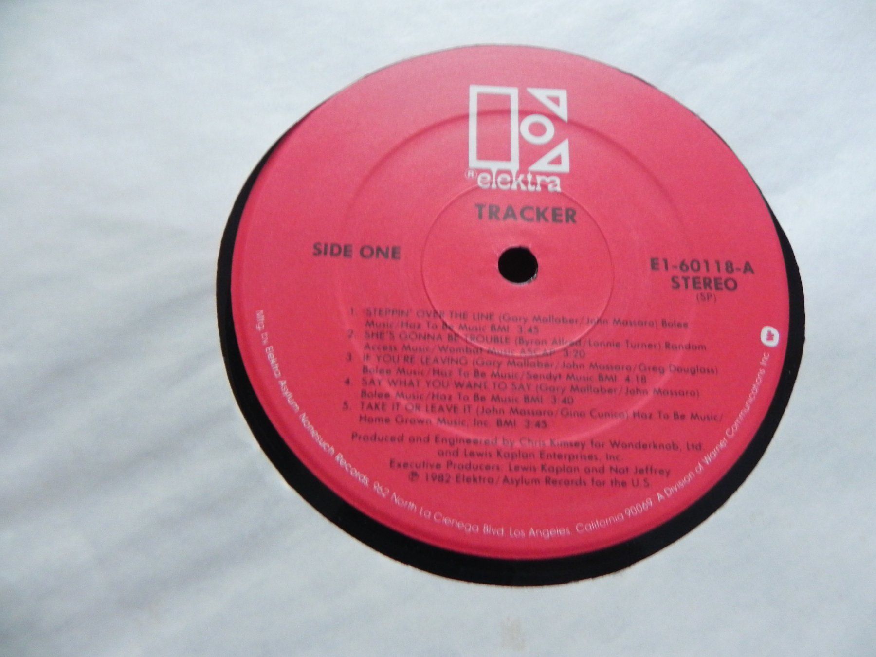 Schallplatten: LP USA Indie Rock Band Tracker 1982 – Gebraucht aus Siebnen von krimsie 4