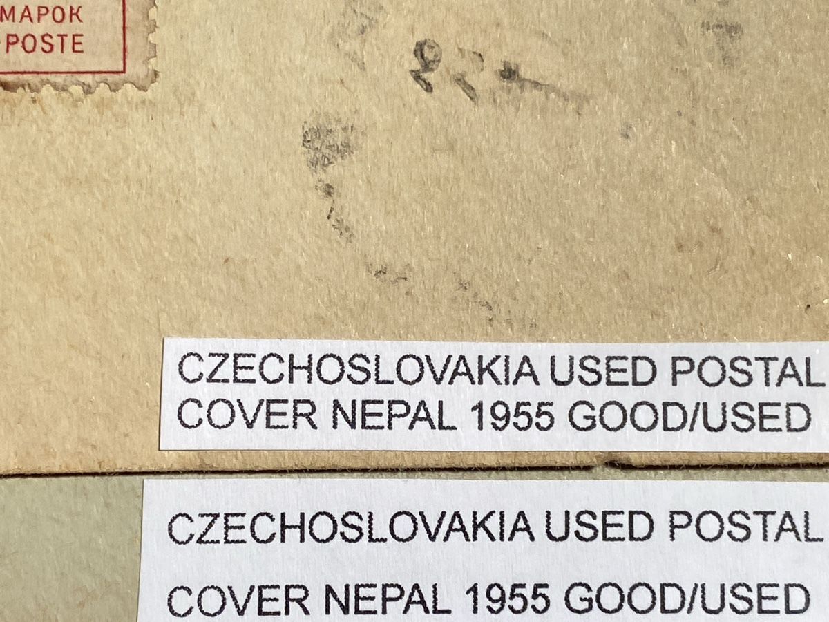 Tutti i francobolli: Nepal 1955, 2 Briefumschläge – Usato da Emmenbrücke venduto da Raro-Valioso 2