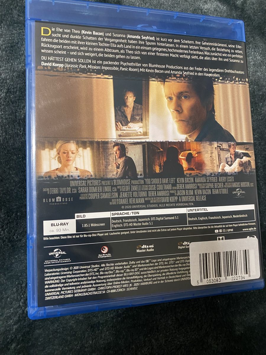 Alle DVDs:  Du hättest gehen sollen – Neu (gemäss Beschreibung) aus Einsiedeln von Penguin_Holmes 1