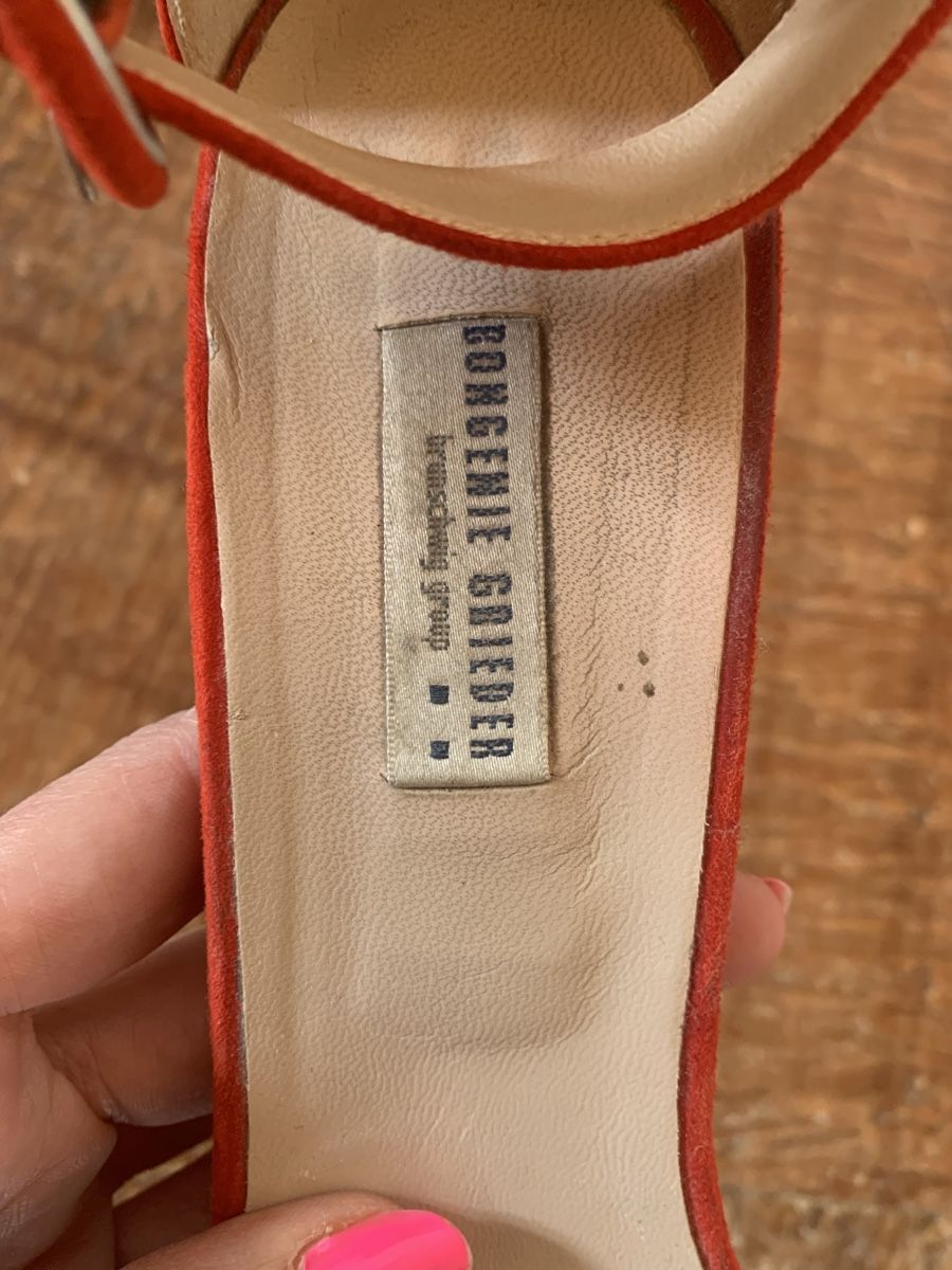 Scarpe da donna: Sandales rouges – Usato da Lausanne venduto da Berry.M 1