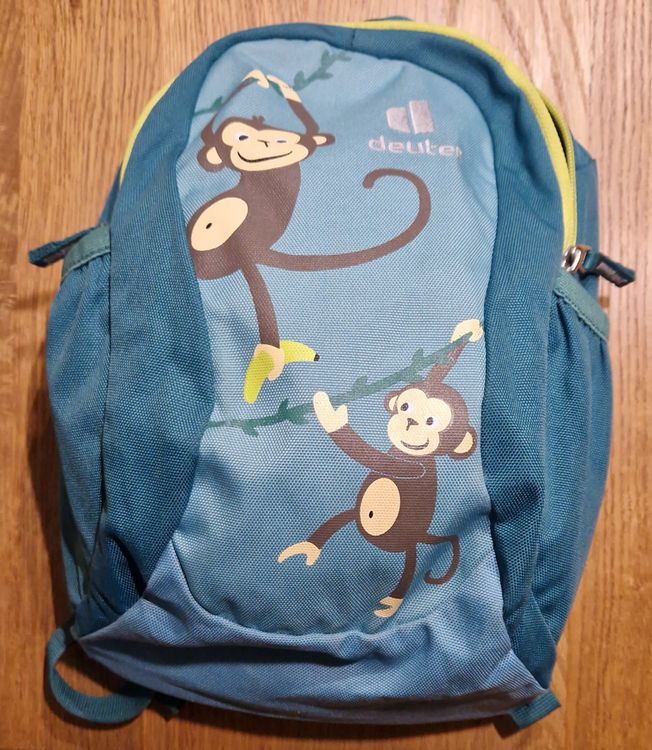 Deuter Kinderrucksack PICO 5L grün Affen (Gebraucht) in Wettingen