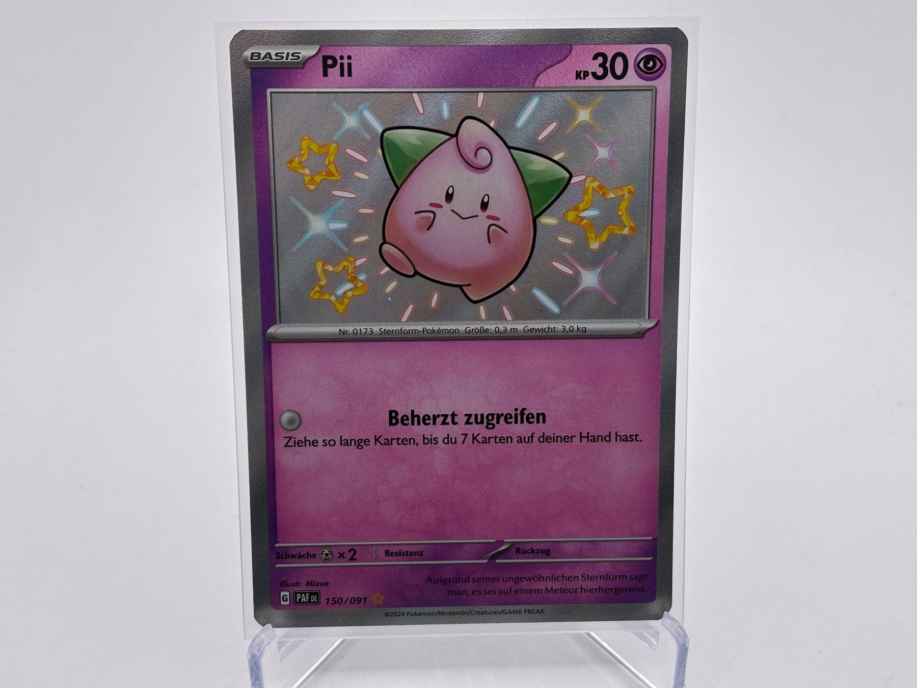 Pokémon Carte collezionabili: Paldeas Schicksale - Pii  (PAF 150) - DE – Nuovo (secondo la descrizione) da Allschwil venduto da Bullach