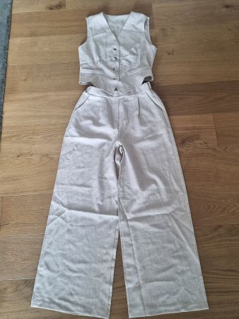 2-Teiler Set Hosen Gilet Gr M