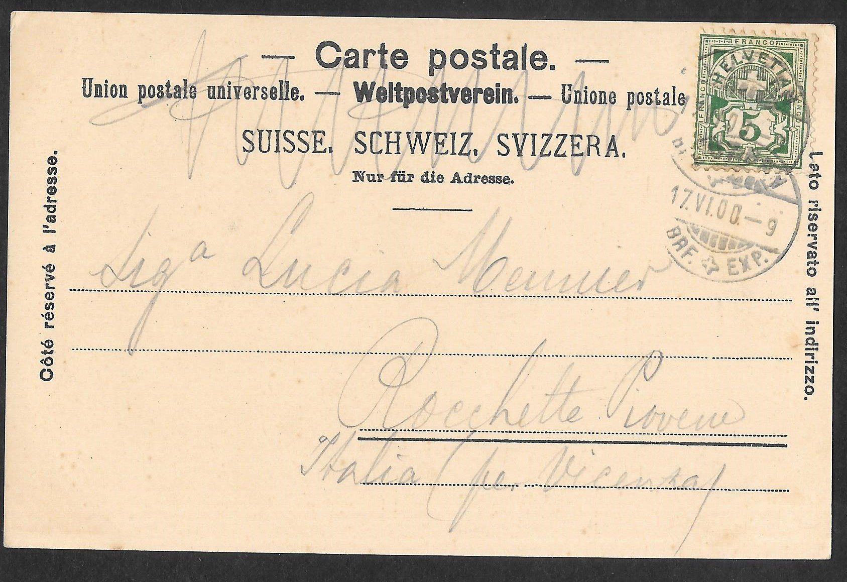 Cartoline postali: Luzern Schweizerhofquai – Usato da Olten venduto da clotaldi 1