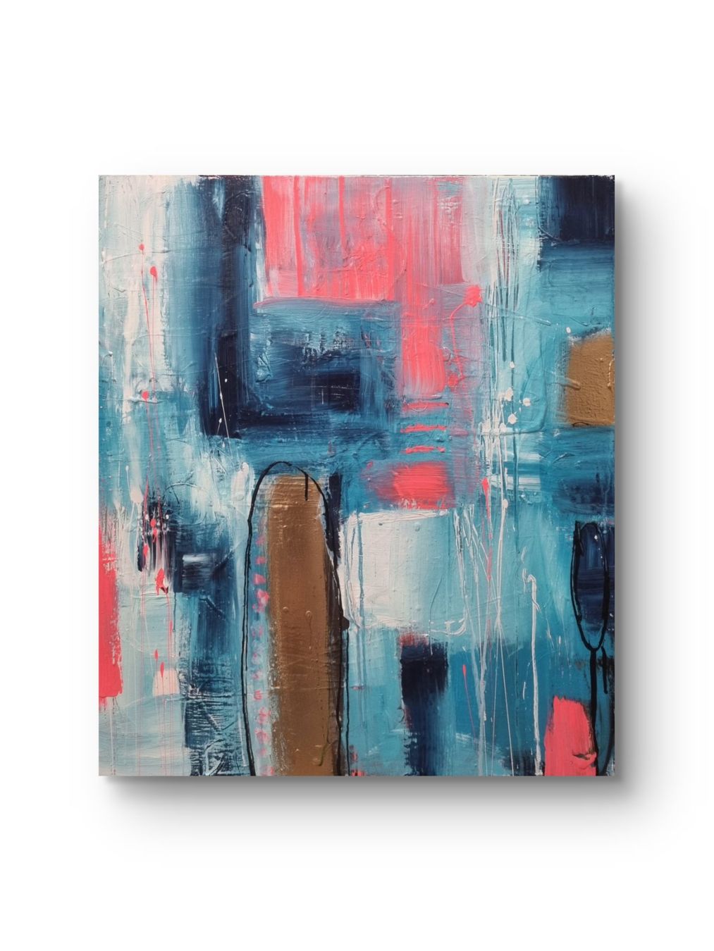 Dipinti: Originales abstraktes Gemälde 60x70cm – Nuovo (secondo la descrizione) da Urdorf venduto da Contra8 2