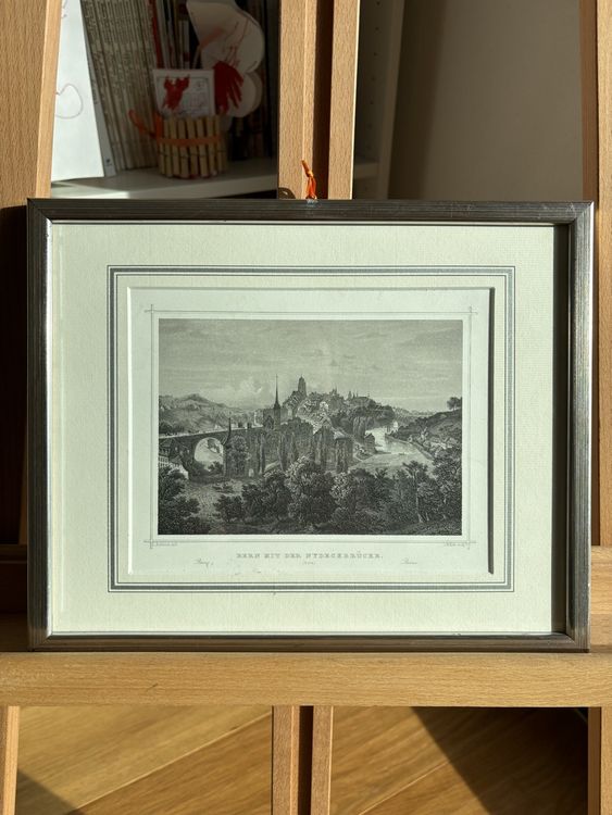 Gravure Ancienne Encadrée - Œuvre D'art Classique Pour Décoration Murale
