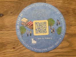 bierdeckel Brauerei Stadt Fribourg ( Klima Climat )ville