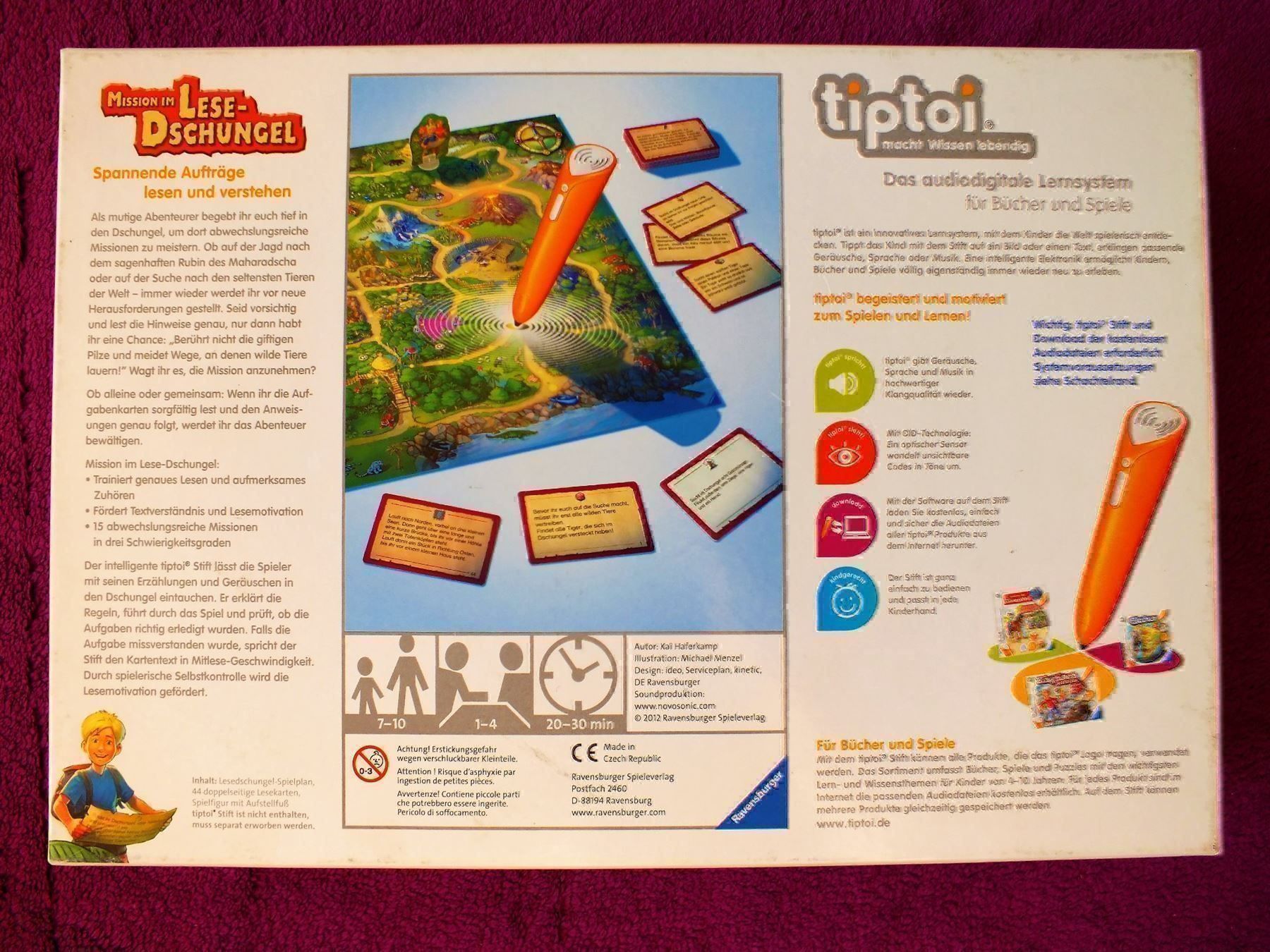 Ravensburger Giochi: tiptoi Spiel - Mission Lesedschungel – Usato da Müllheim Dorf venduto da Seeeule01 3
