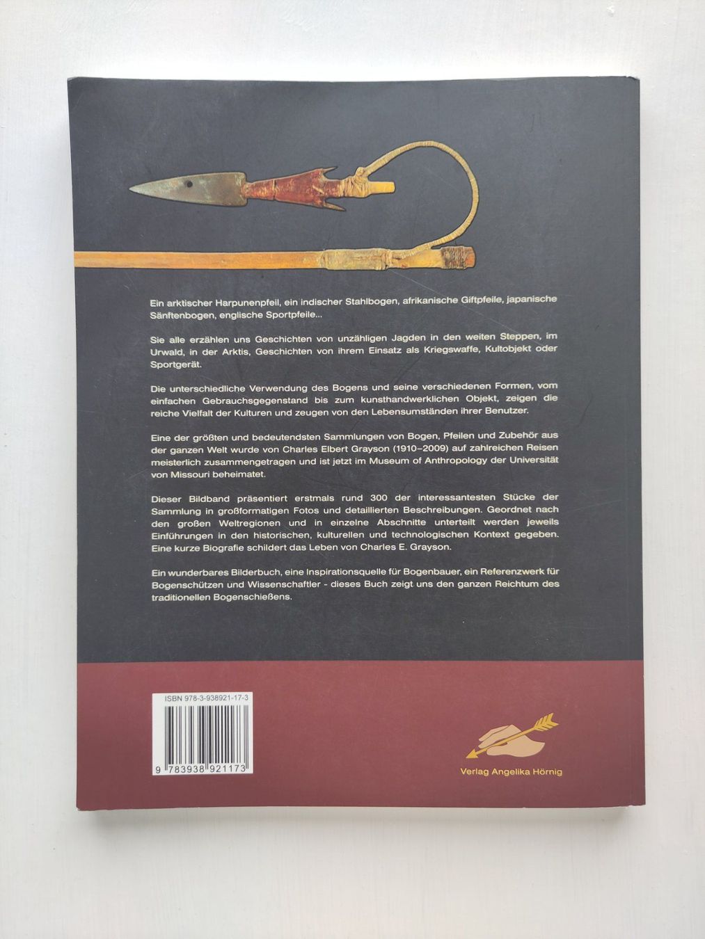 Bücher: BOGEN PFEILE KÖCHER aus sechs Kontinenten - Ch. E. Grayson – Gebraucht aus Pfäffikon ZH von rabali 9