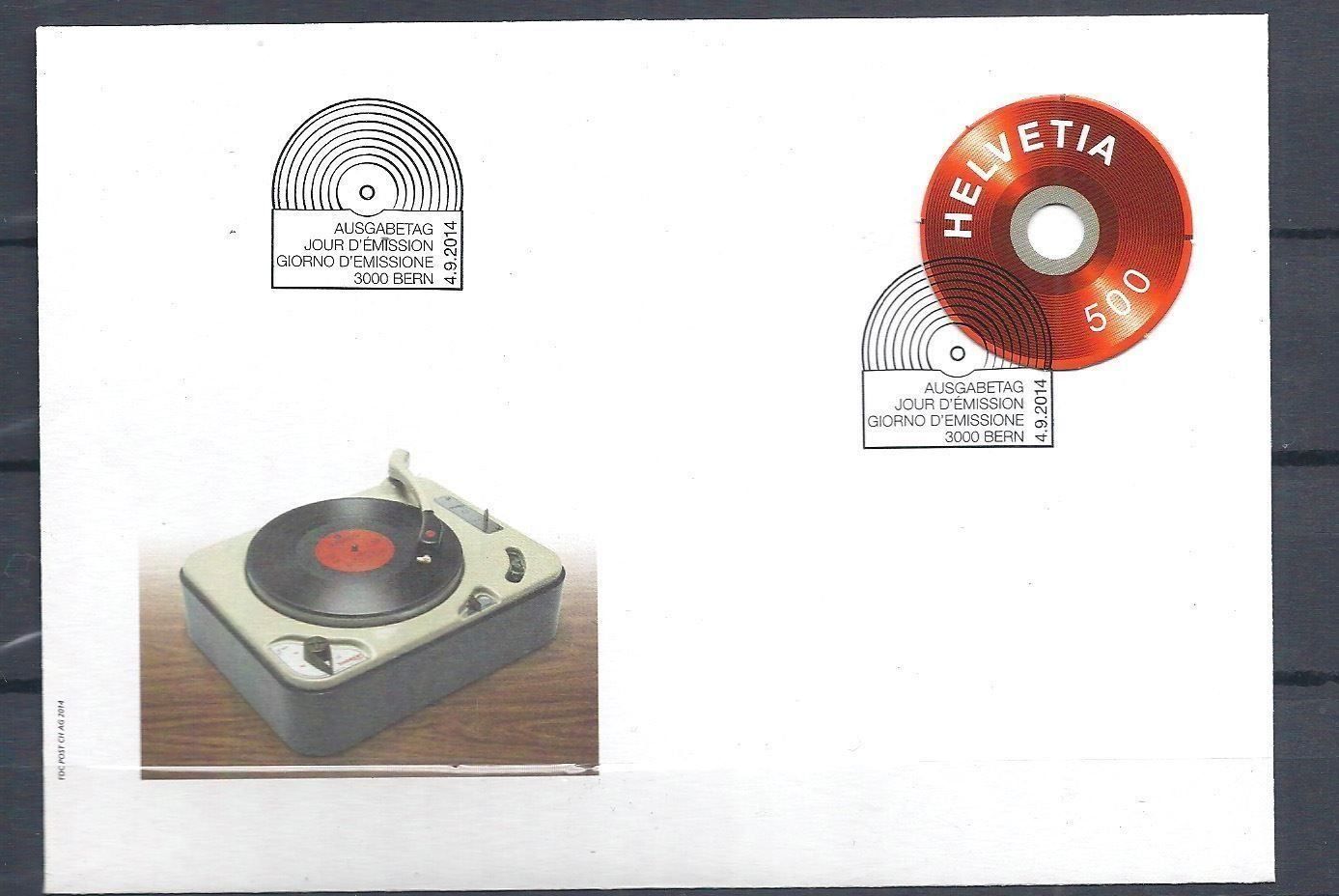 Alle Briefmarken: F1524 - FDC Disque Vinyl – Gebraucht aus Trélex von Phil_Albert