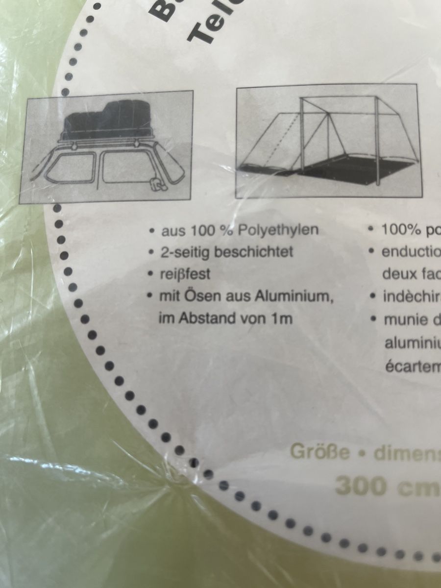 Altro: Blache / Plane  3 x 4 m von Trevolution – Nuovo e nell'imballaggio originale da Eschlikon TG venduto da Wildlifetom 3