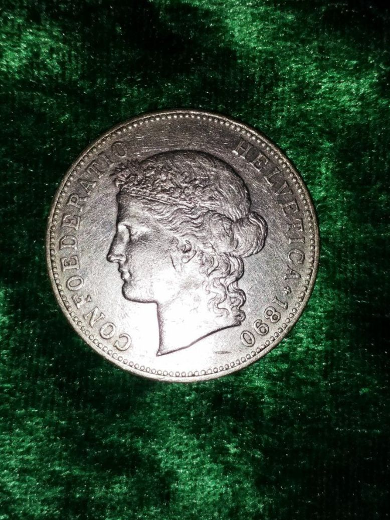 Tutti le monete: CH, 5 Franken /Francs/ Franchi, 1890 – Usato da Gordola venduto da ale_5wbc 1