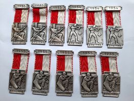 11 Auszeichnungen SSV 3 x1953, 3 x1954, 5 x1955, Top Zustand