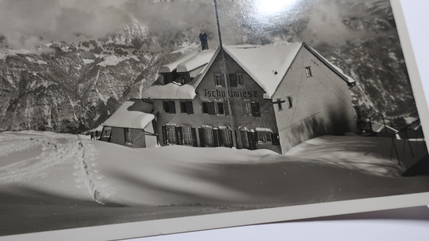 Ansichtskarten: Flumsberg  Kurhaus Tschudiwiese   1939 – Gebraucht aus Cormoret von Pascalll2001 2