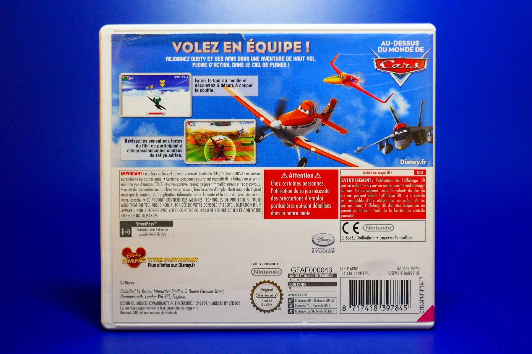 Nintendo Giochi: Disney Planes - Nintendo 3DS – Usato da Vuarrens venduto da Espace-Retro 3