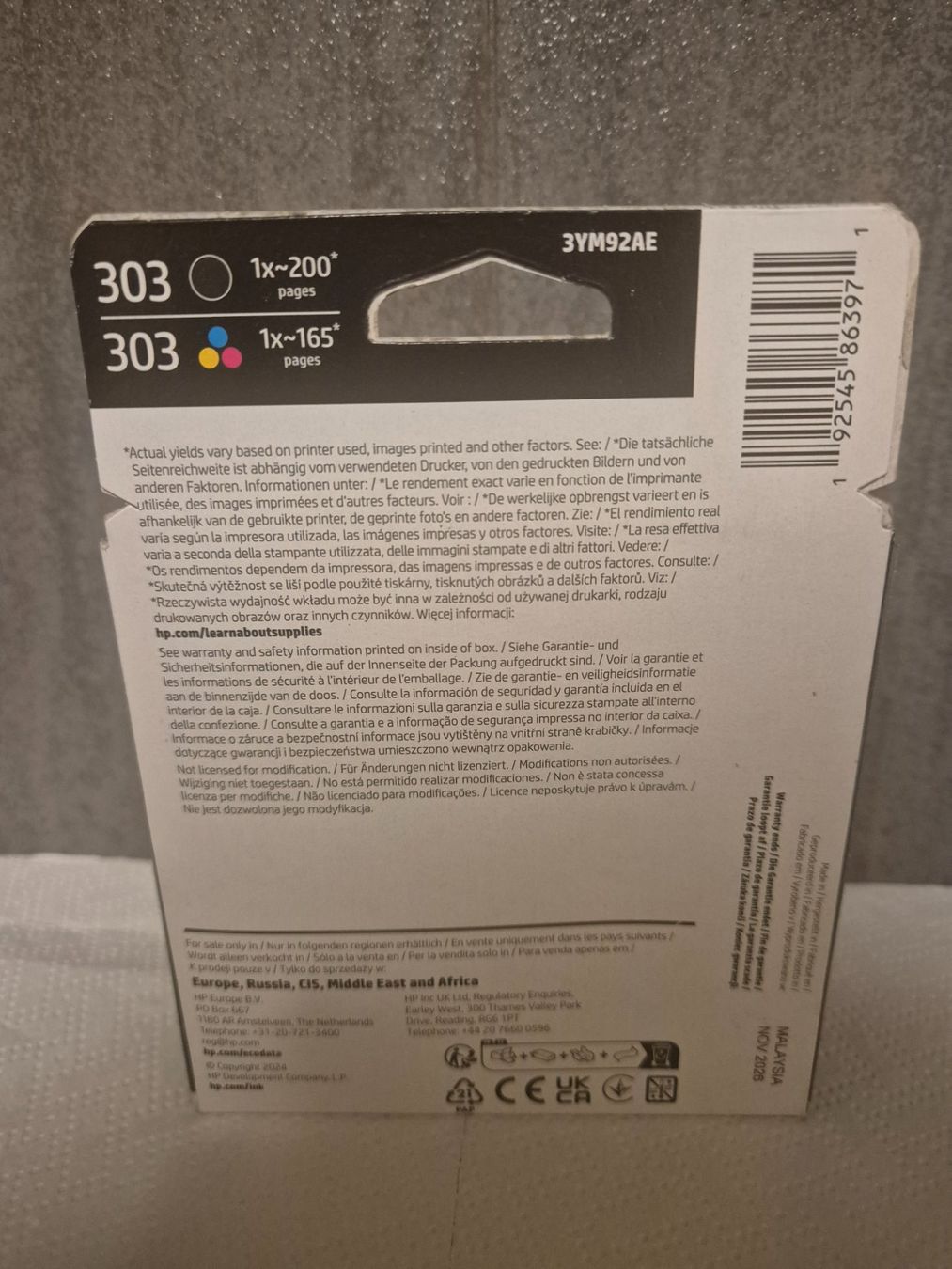 Hewlett Packard Cartucce per stampanti & toner: HP 303 black + tri colour 2-pack – Usato da Essertes venduto da onezoneplay 5