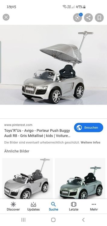 Avigo porteur push sale buggy