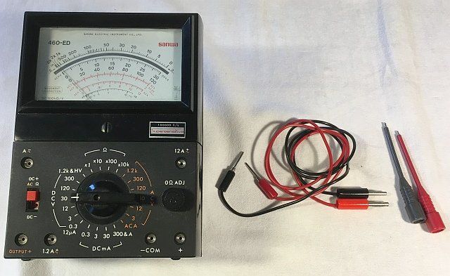Misurare: Multitester Sanwa 460-ED – Usato da Winterthur venduto da Blueedition 5