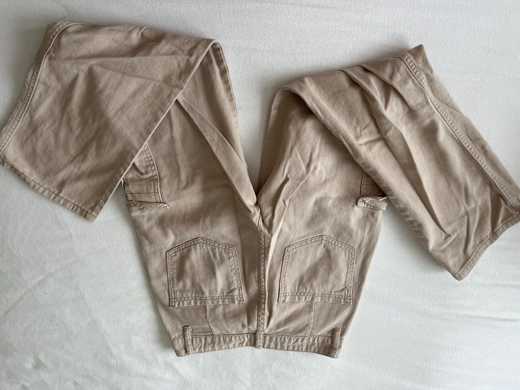 Shein Jeans: SHEIN cargo beige jeans gr XS 34 – Usato da Adligenswil venduto da Phoenix2017 2