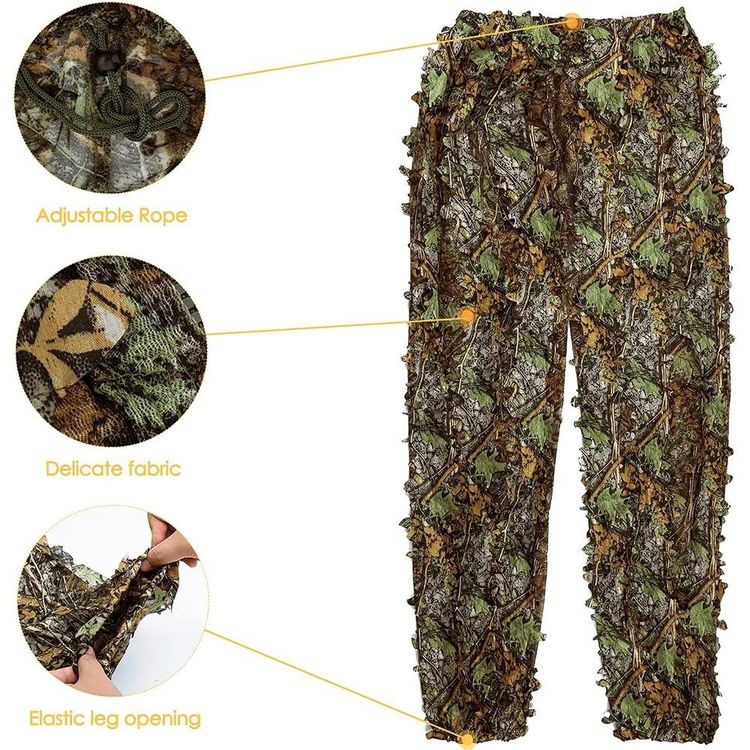 NEU 3D Ghilli Tarnanzug Für Jagd / Tenue Camouflage Chasse (Neu Und