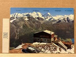 AK von Piz Nair mit Berninagruppe