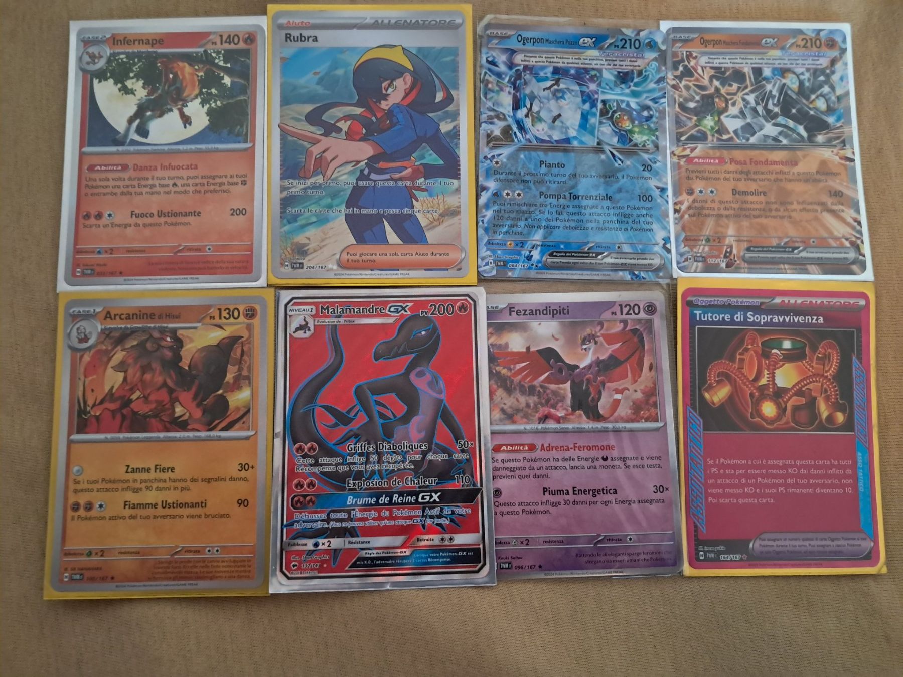 Pokémon Sammelbilder & Trading cards: 8 carte Pokémon. – Gebraucht aus Arni AG von Belgarion