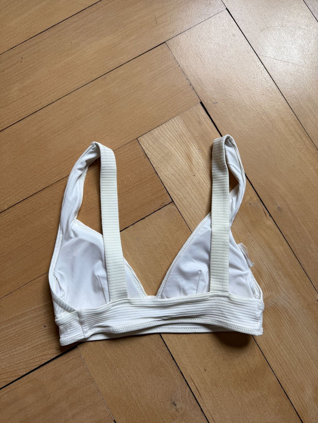 Costumi da bagno & Bikini: Bikini Oberteil weiss gestreift XS/S – Usato da Zürich venduto da Diazaio 1